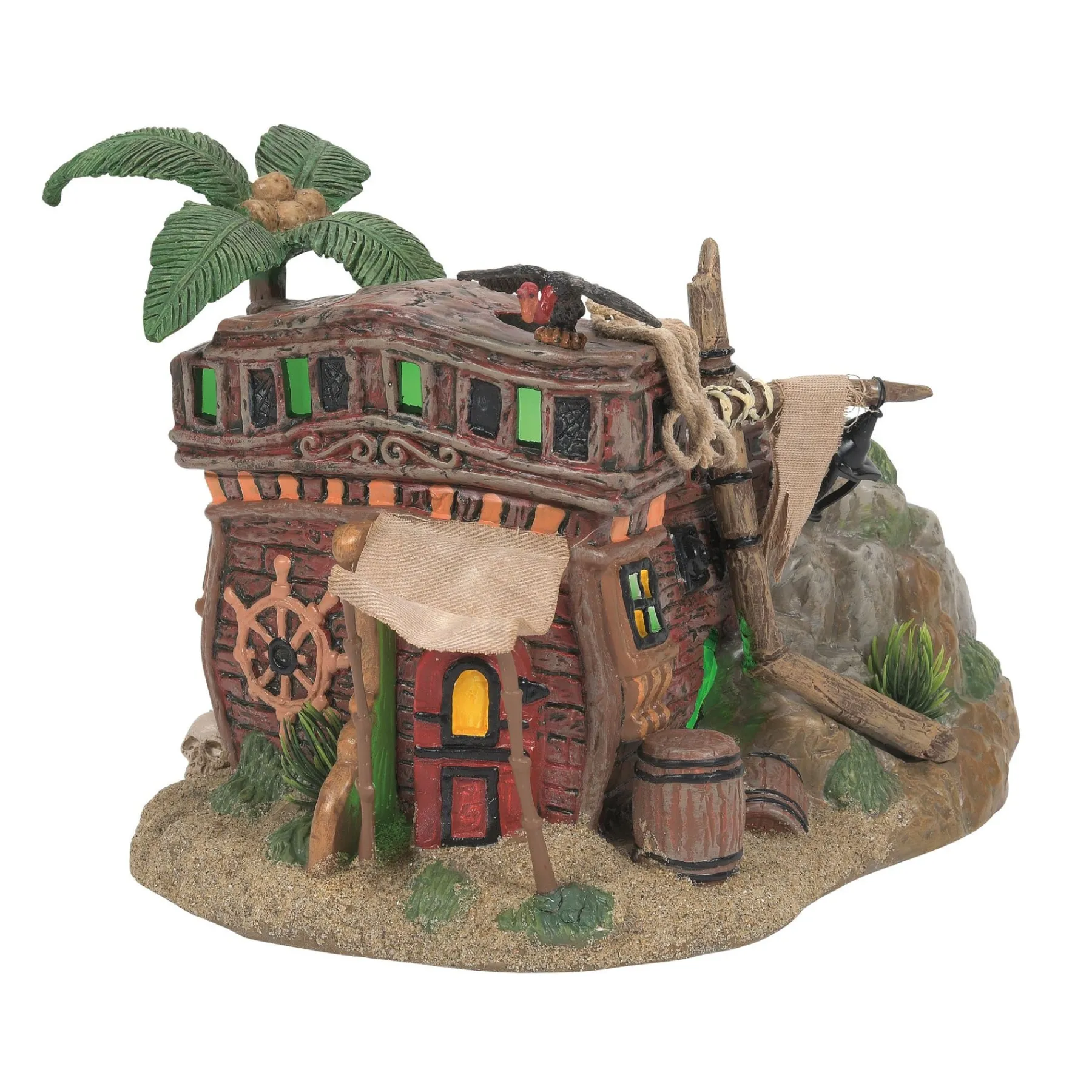 Department 56 Snow Village Halloween|Pirate Haven Hideaway