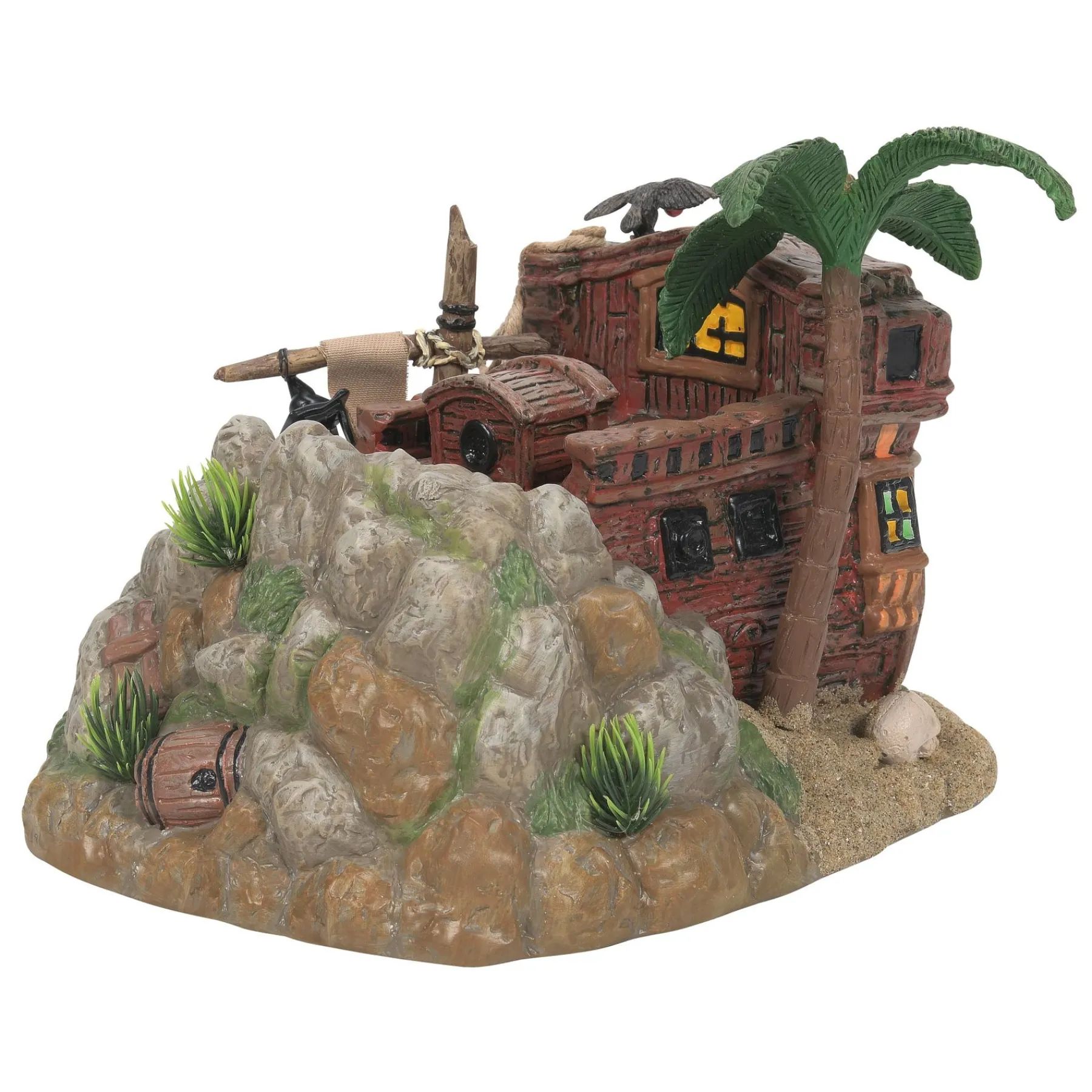 Department 56 Snow Village Halloween|Pirate Haven Hideaway