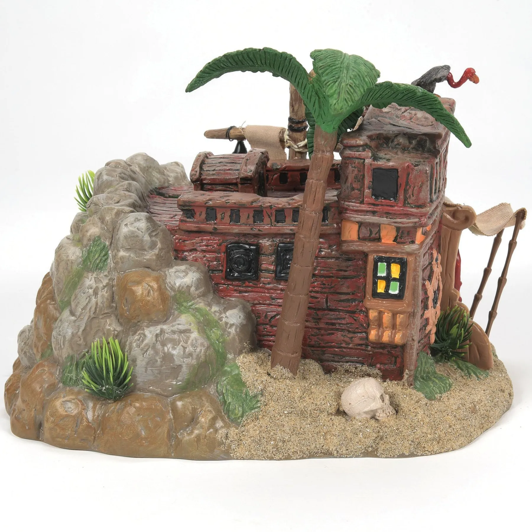 Department 56 Snow Village Halloween|Pirate Haven Hideaway