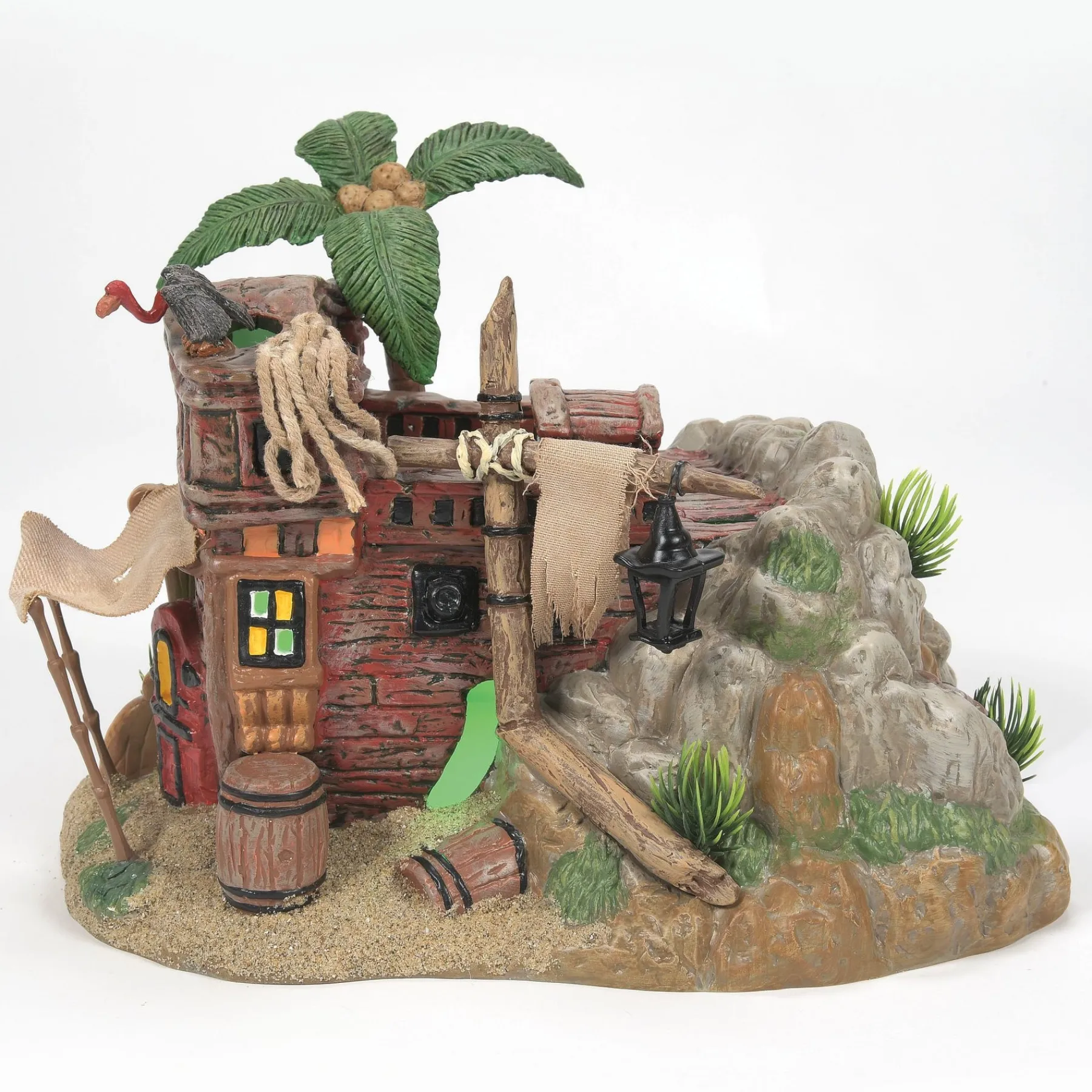 Department 56 Snow Village Halloween|Pirate Haven Hideaway