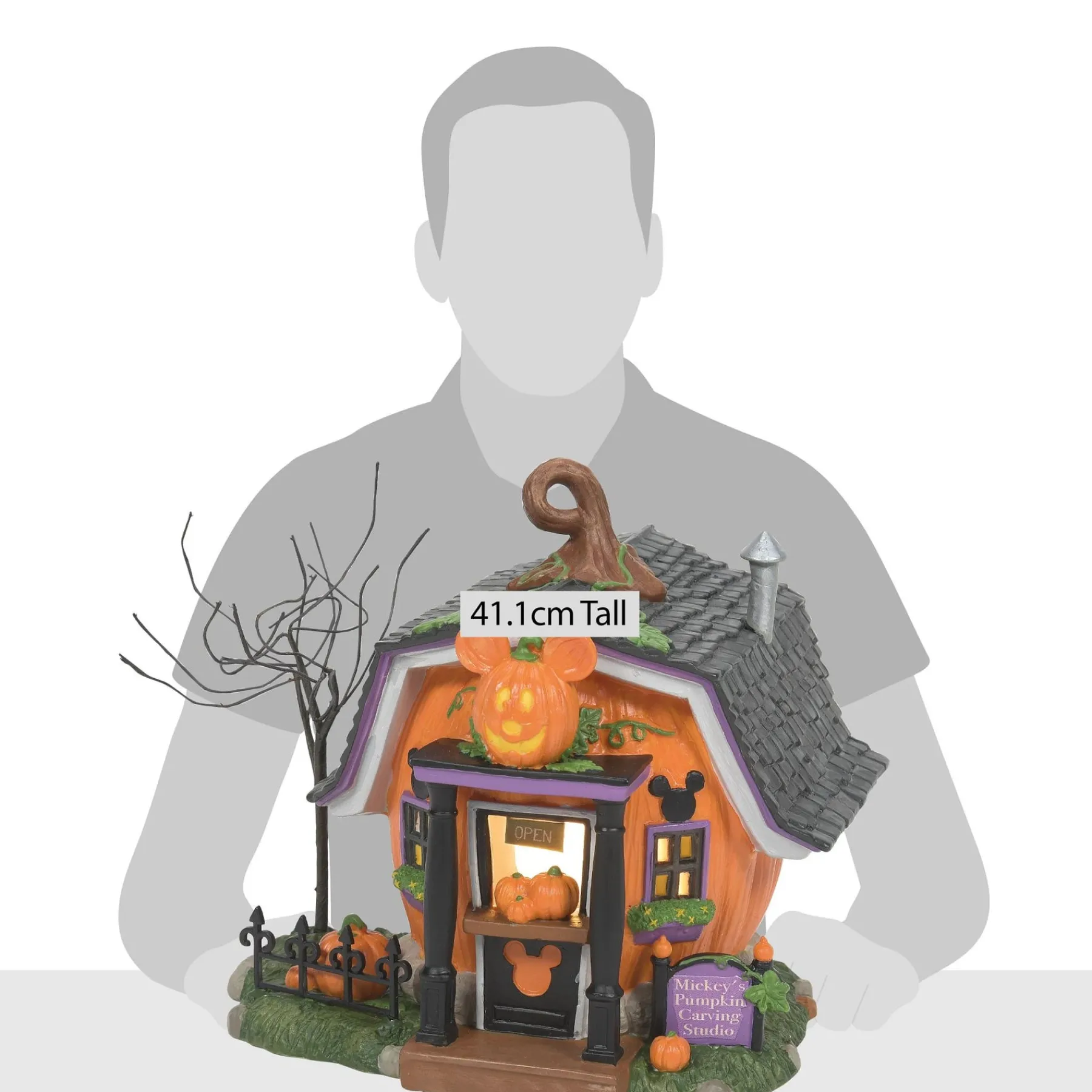 Department 56 Disney Village|Pumpkintown Carving Studio
