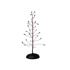 Department 56 Halloween Village Accessories|Purple Twinkle Bright Tree