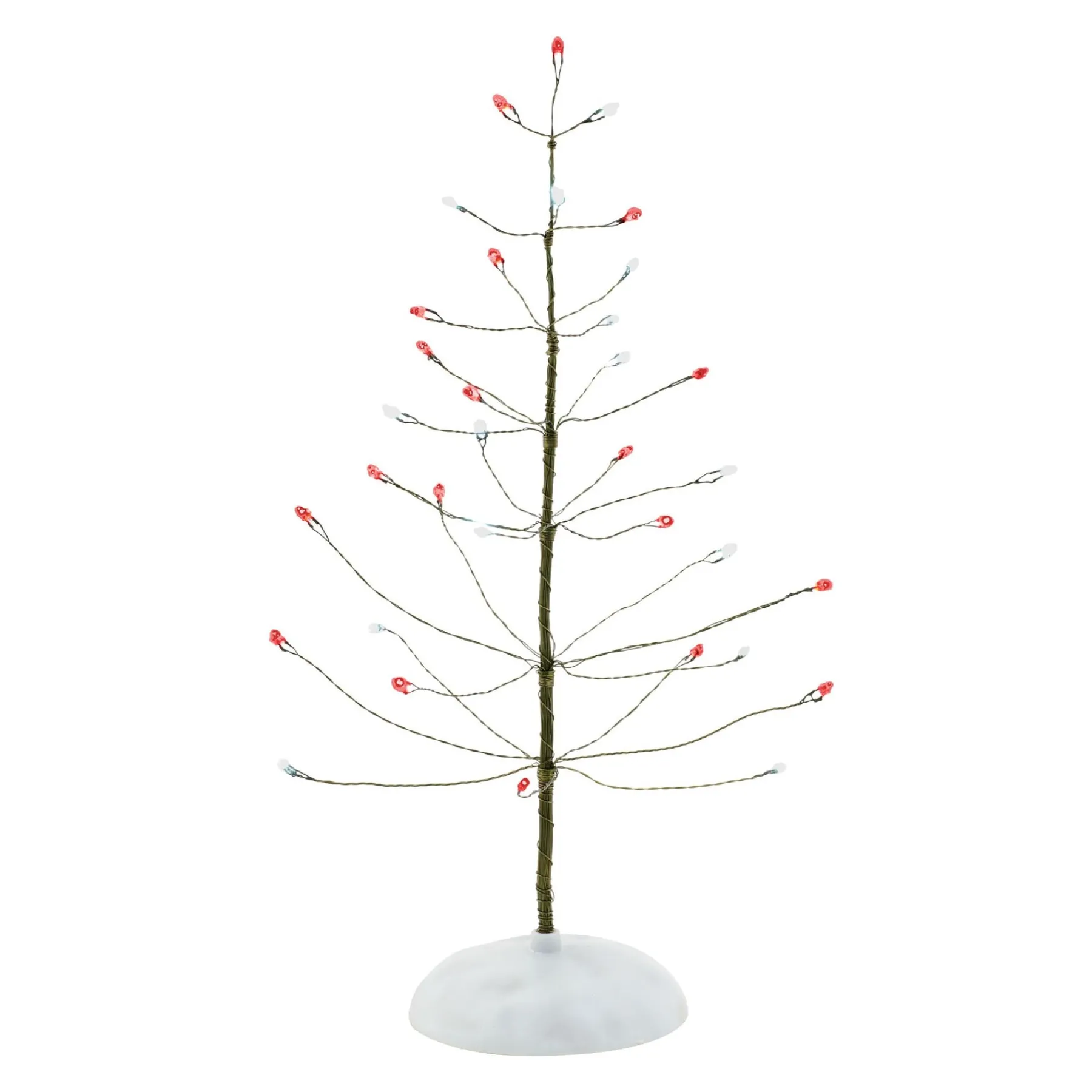 Department 56 Village Accessories|Red & White Twinkle Brite Tree