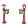 Department 56 Village Accessories|Red With Greens Street Lights