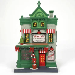 Department 56 Christmas In The City Series|Santa's Corner Confectionery