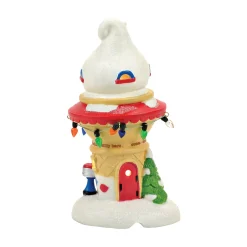 Department 56 North Pole Series|Santa's DQ Cone House