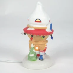 Department 56 North Pole Series|Santa's DQ Cone House
