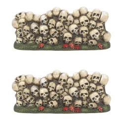 Department 56 Halloween Village Accessories|Scary Skeletons Wall St/2