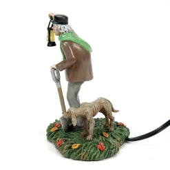 Department 56 Snow Village Halloween|Silas Crump & His Dog, Bones
