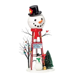 Department 56 Village Accessories|Snowman Watertower