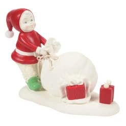 Department 56 Snowbabies Classic Collection|Snowbabies Christmas Memories Collection|Spilling Santa's Presents