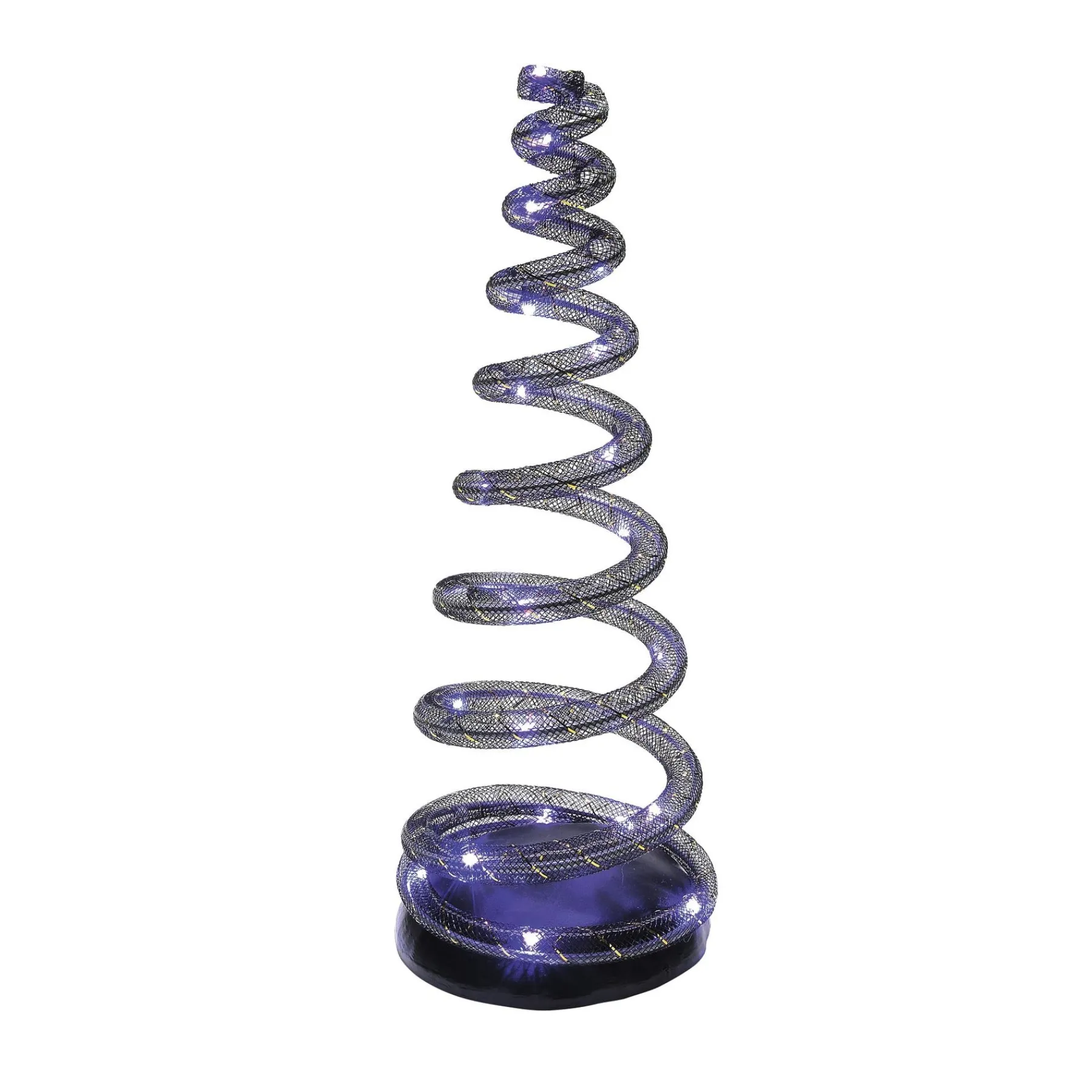 Department 56 Halloween Village Accessories|Spiralight LED Tree Purple