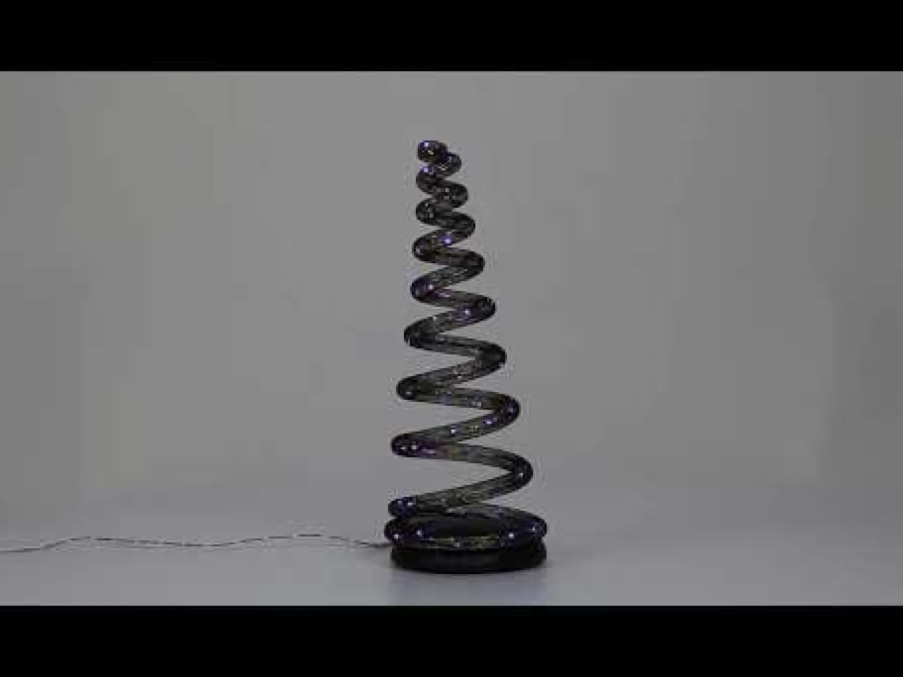 Department 56 Halloween Village Accessories|Spiralight LED Tree Purple