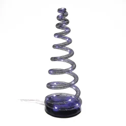 Department 56 Halloween Village Accessories|Spiralight LED Tree Purple