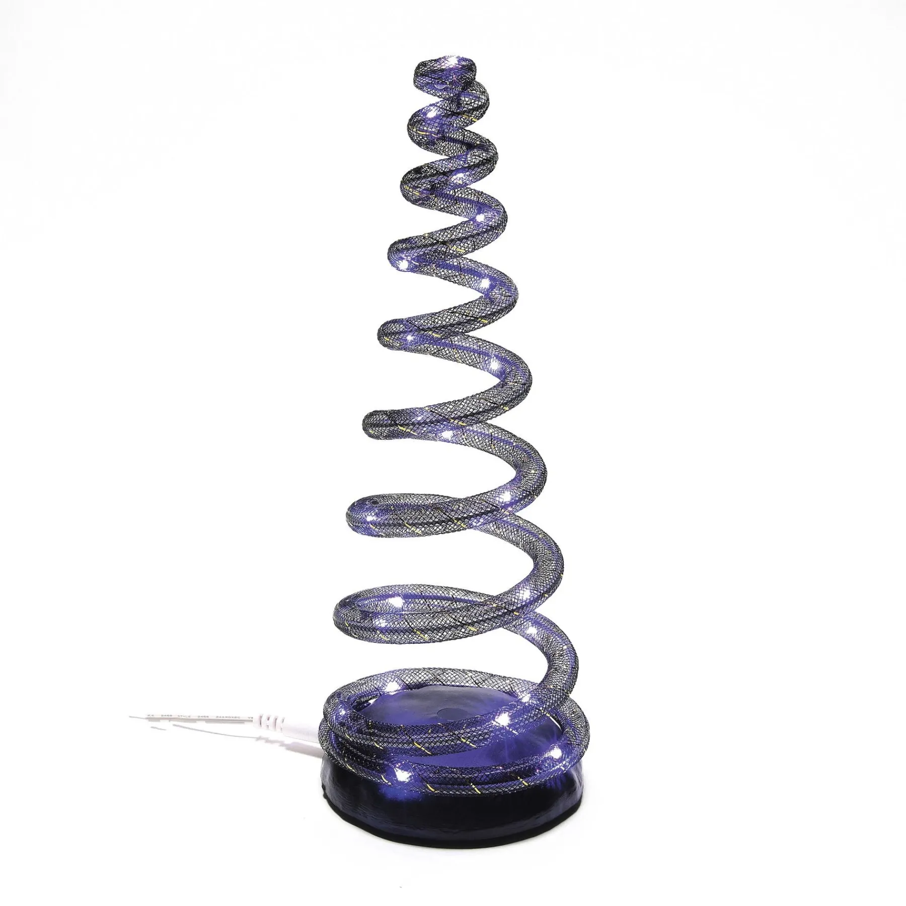 Department 56 Halloween Village Accessories|Spiralight LED Tree Purple