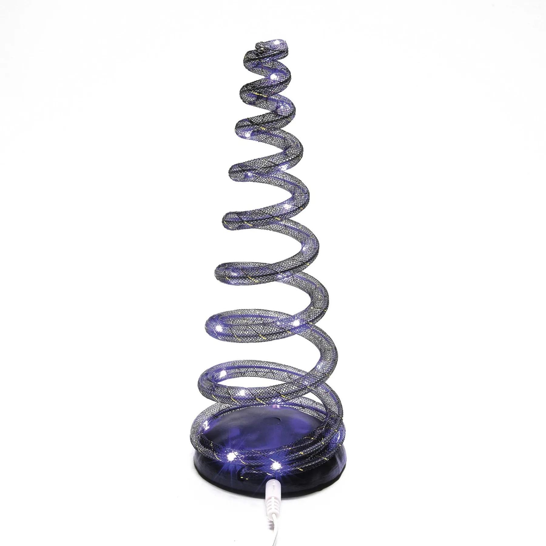 Department 56 Halloween Village Accessories|Spiralight LED Tree Purple
