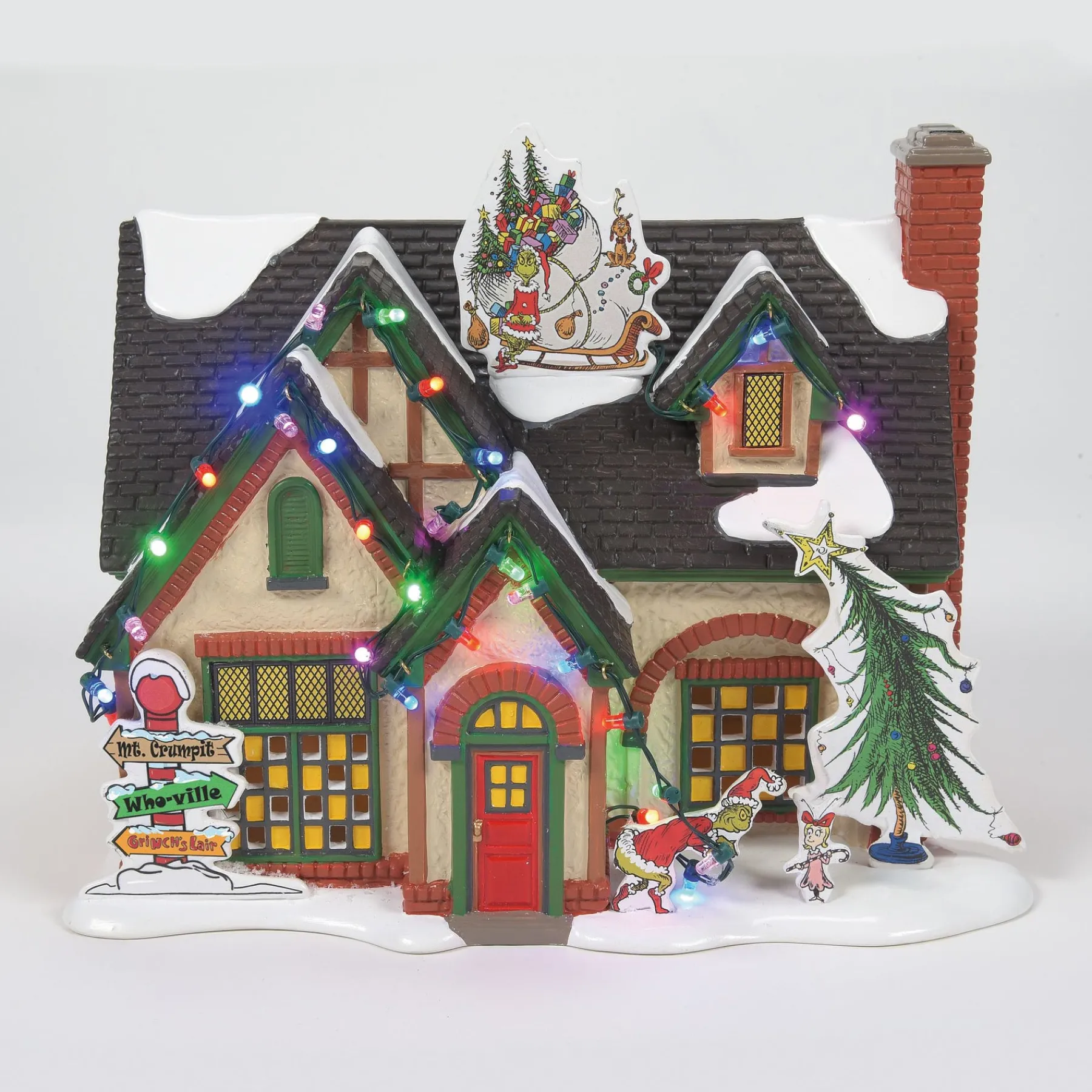 Department 56 The Original Snow Village|The Grinch House