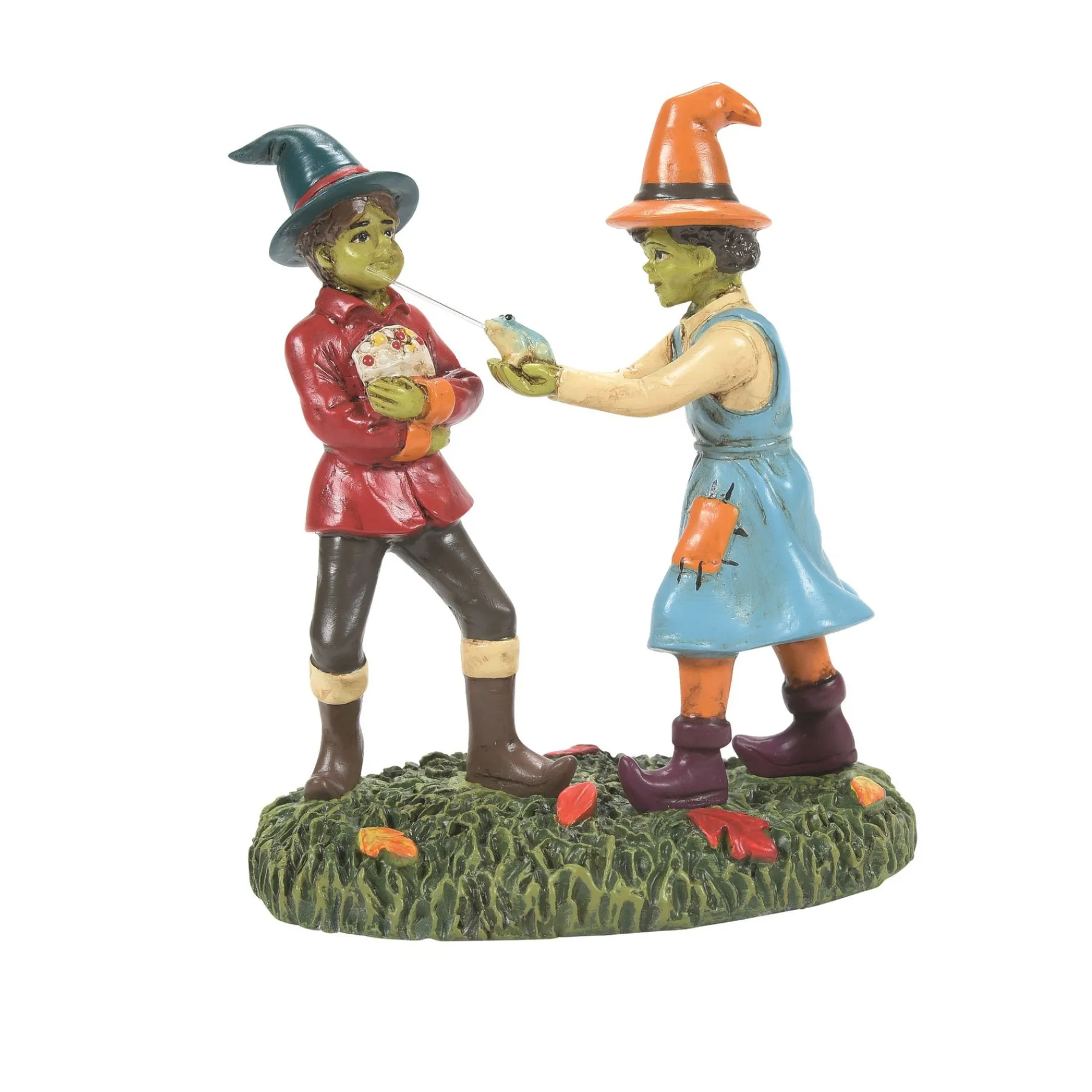 Department 56 Snow Village Halloween|The Squirting Frog Trick