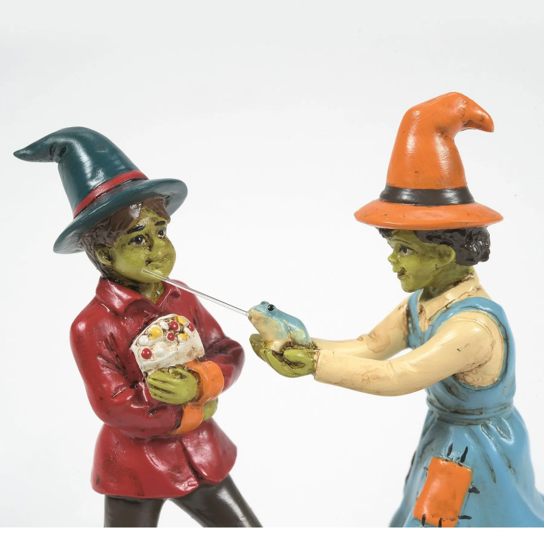 Department 56 Snow Village Halloween|The Squirting Frog Trick