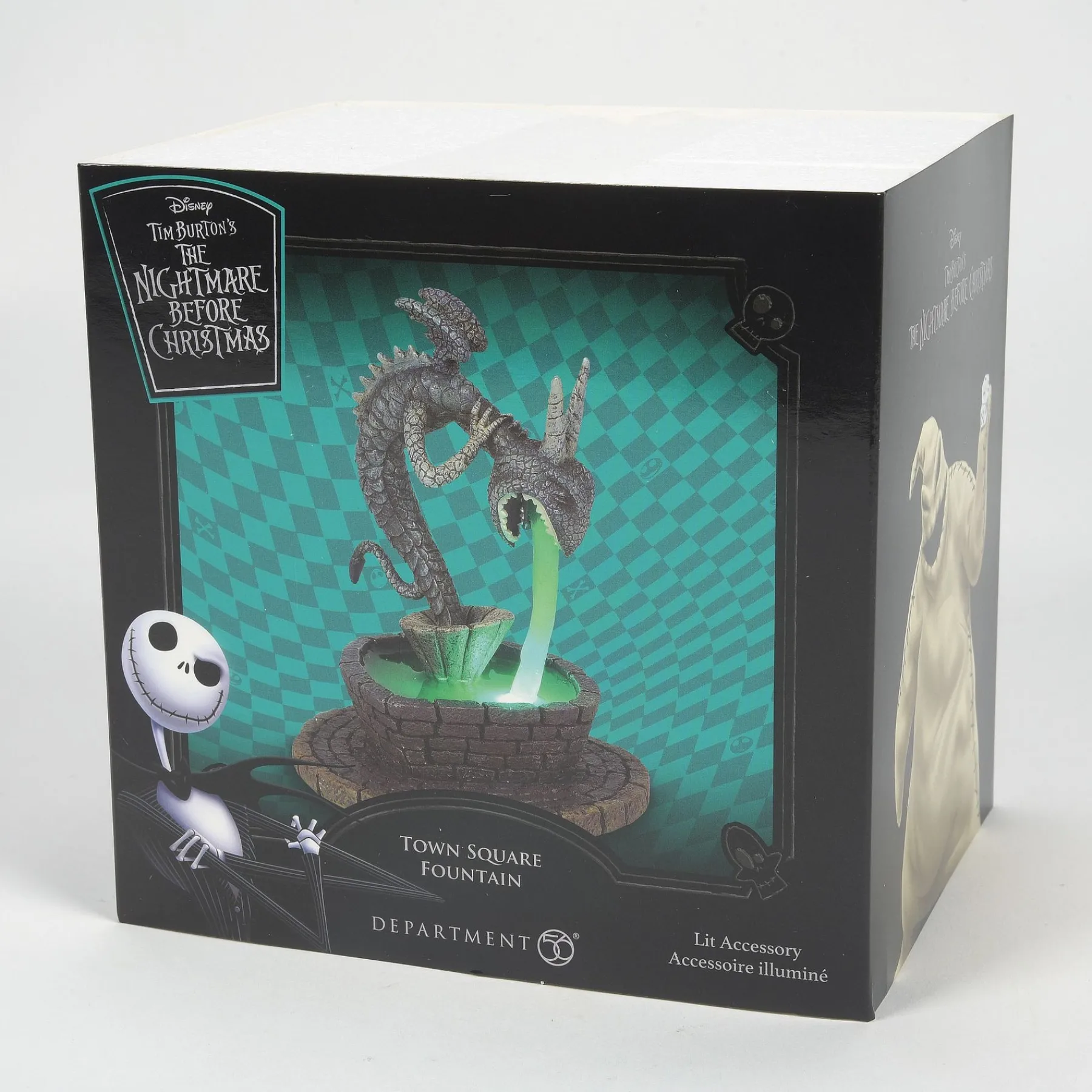 Department 56 The Nightmare Before Christmas® Village|Town Square Fountain