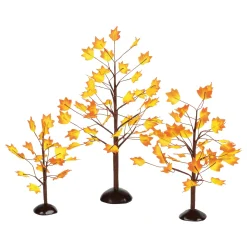 Department 56 Village Accessories|Village Autumn Maple Trees