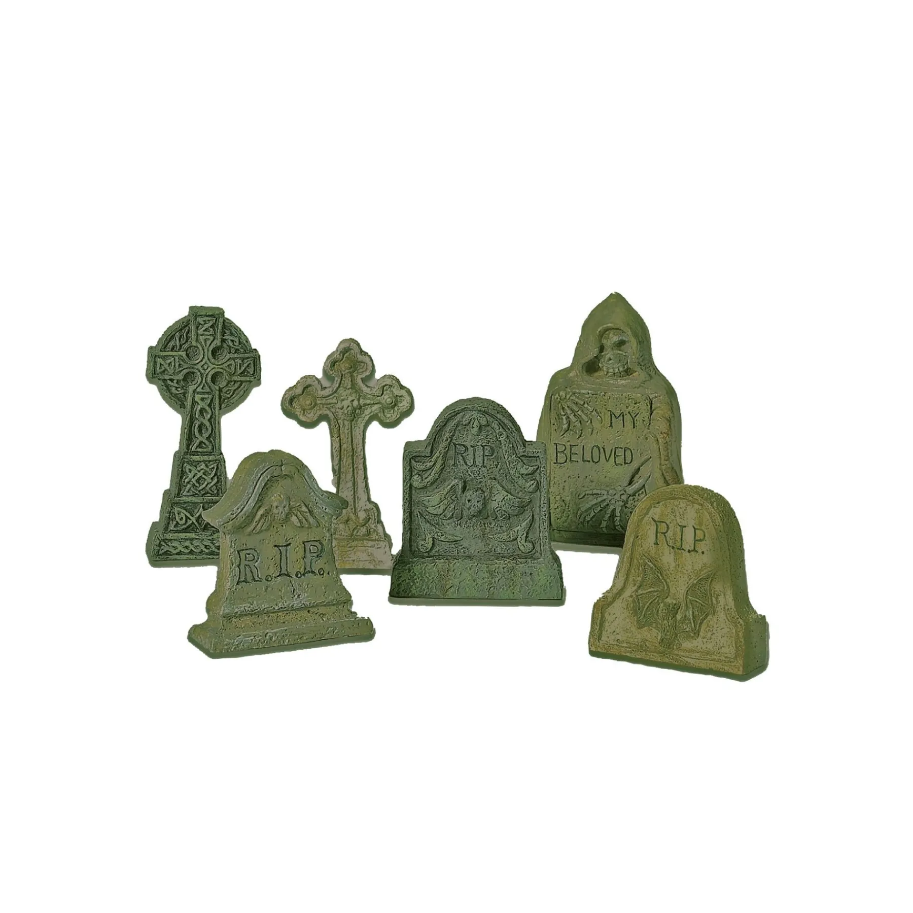 Department 56 Halloween Village Accessories|Village Tombstones