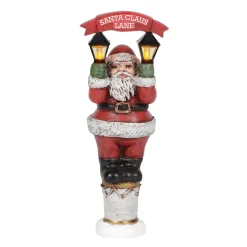 Department 56 Village Accessories|Vintage Santa Street Light