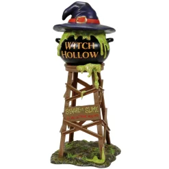 Department 56 Snow Village Halloween|Witch Hollow Watertower