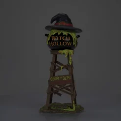 Department 56 Snow Village Halloween|Witch Hollow Watertower